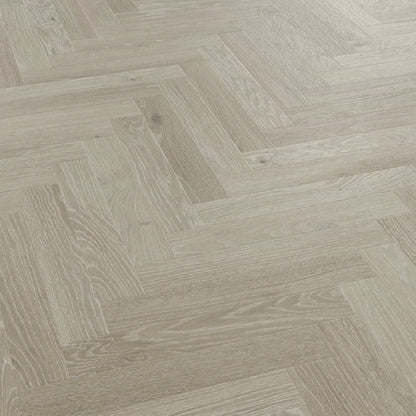 Karndean Art Select Dove Artisan Oak SM-RL30 Herringbone Glue Down LVT Flooring