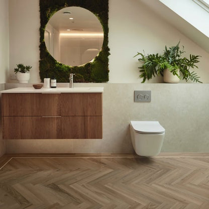 Karndean Knight Tile Duxbury Acacia SM-KP161 Herringbone Glue Down LVT Flooring