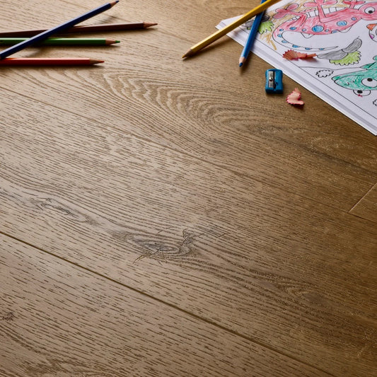 Elements Inspirations Barn Oak EIP07 Plank Glue Down LVT Vinyl Flooring