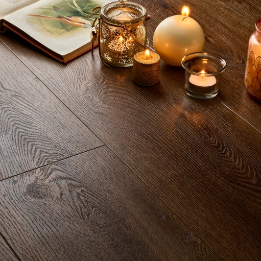 Elements Inspirations Espresso EIP02 Plank Glue Down LVT Vinyl Flooring