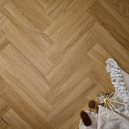 Elements Inspirations Herringbone Golden Oak EIH12 Glue Down LVT Vinyl Flooring