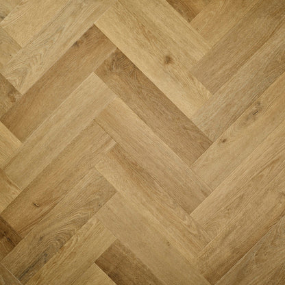 Elements Inspirations Herringbone Natural Oak EIH05 Glue Down LVT Vinyl Flooring