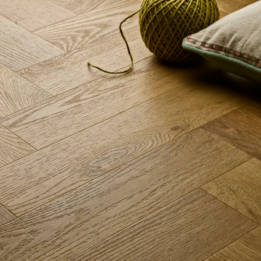 Elements Inspirations Herringbone Natural Oak EIH05 Glue Down LVT Vinyl Flooring