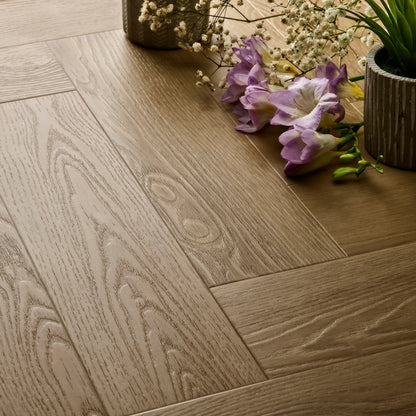 Elements Inspirations Herringbone Sandy Oak EIH01 Glue Down LVT Vinyl Flooring