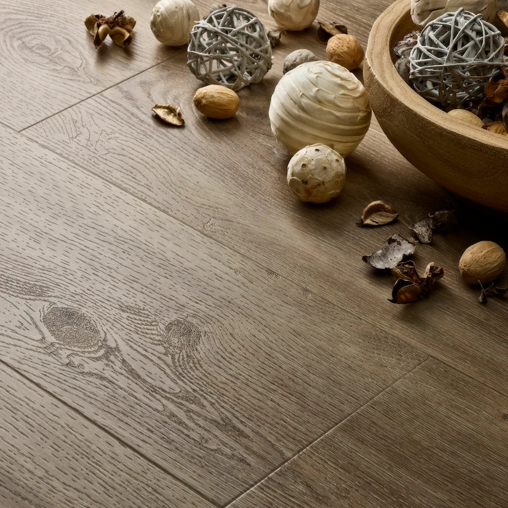 Elements Inspirations Limed Oak EIP03 Plank Glue Down LVT Vinyl Flooring