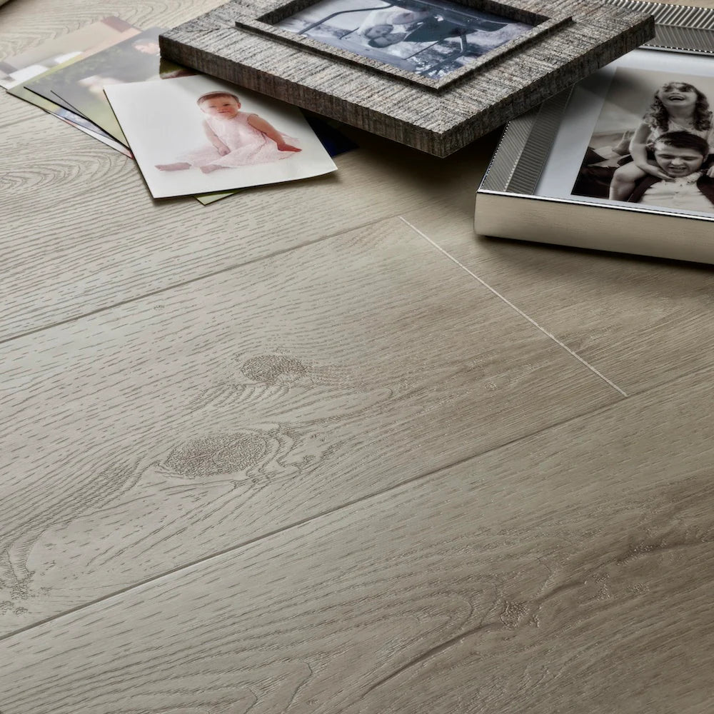 Elements Inspirations White Ash EIP11 Plank Glue Down LVT Vinyl Flooring