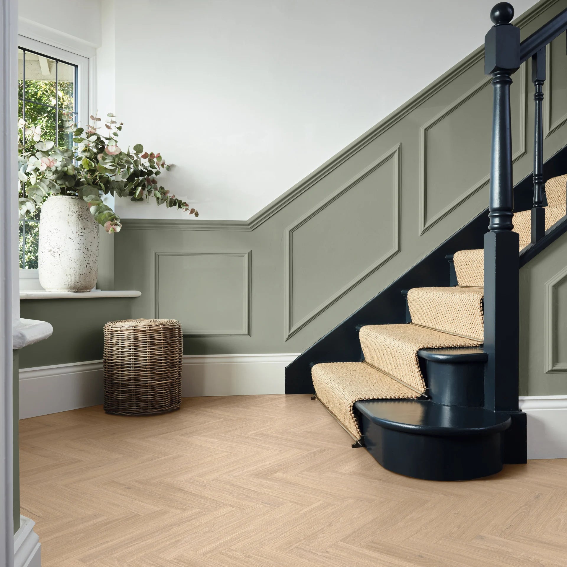 Karndean Palio Essenza Florentine Oak SM-PVP401 Herringbone Glue Down LVT Flooring