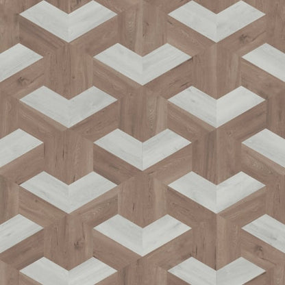 Karndean Kaleidoscope Half Pennon KAL05 Abstract Geometric Glue Down LVT Flooring