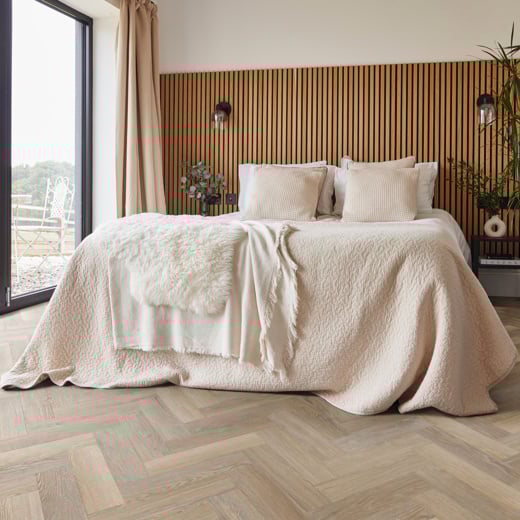 Karndean Van Gogh Hayfield Oak SM-VGW8241 Herringbone Glue Down LVT Flooring