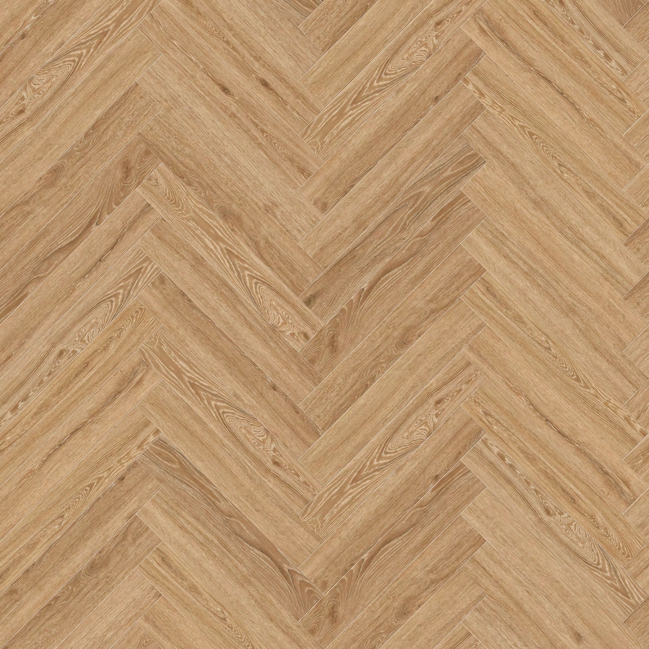 Nordikka Honey Oak Herringbone LVT Glue Down Flooring