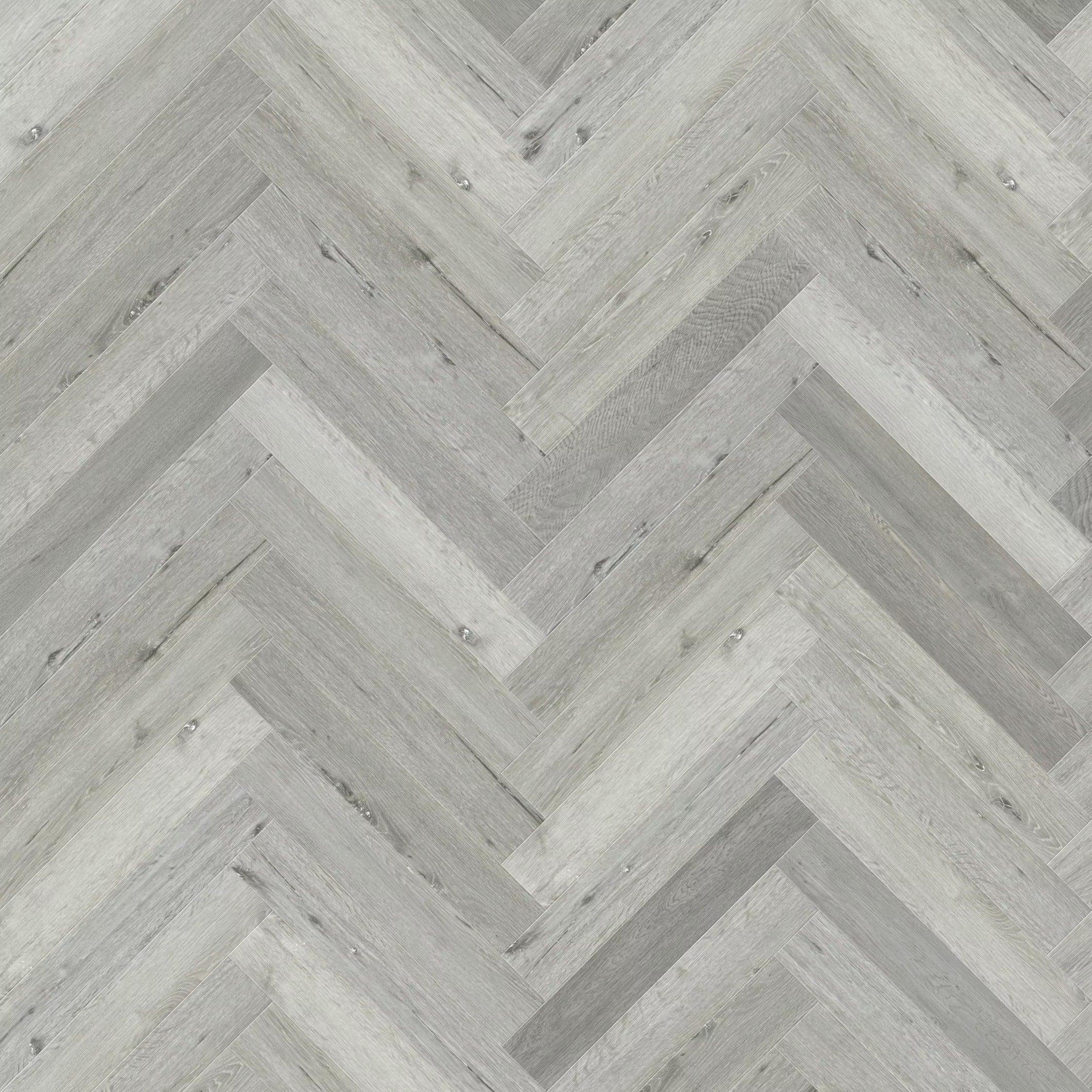 Nordikka Winter Oak Herringbone LVT Glue Down Flooring