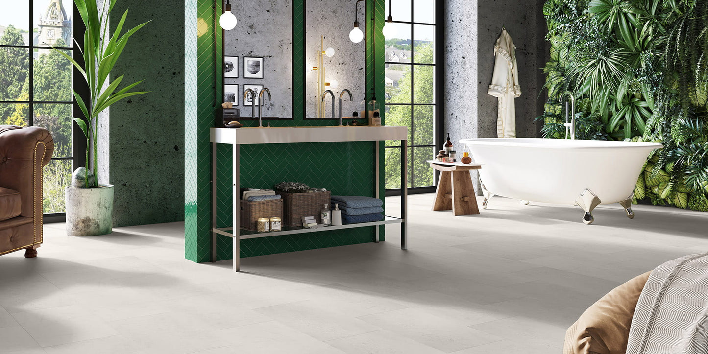 Invictus Maximus Click Groovy Granite - Alabaster Click SPC Flooring