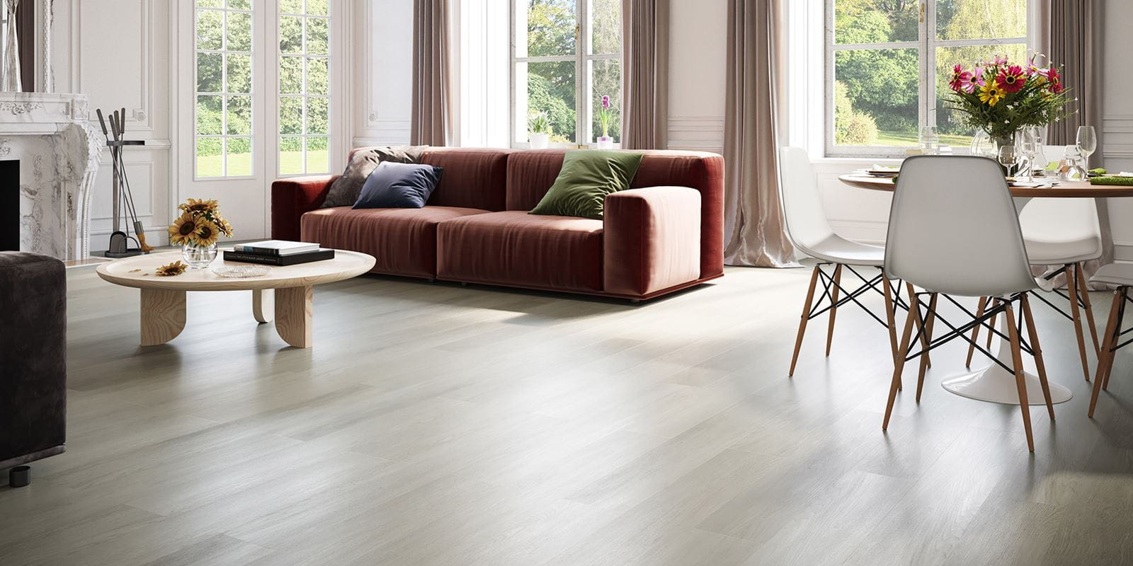 Invictus Maximus Click New England Oak - Misty Click SPC Flooring