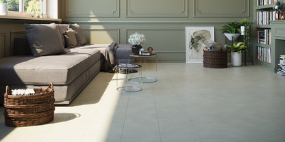 Invictus Maximus Concrete Crush - Smoke Glue Down LVT Flooring