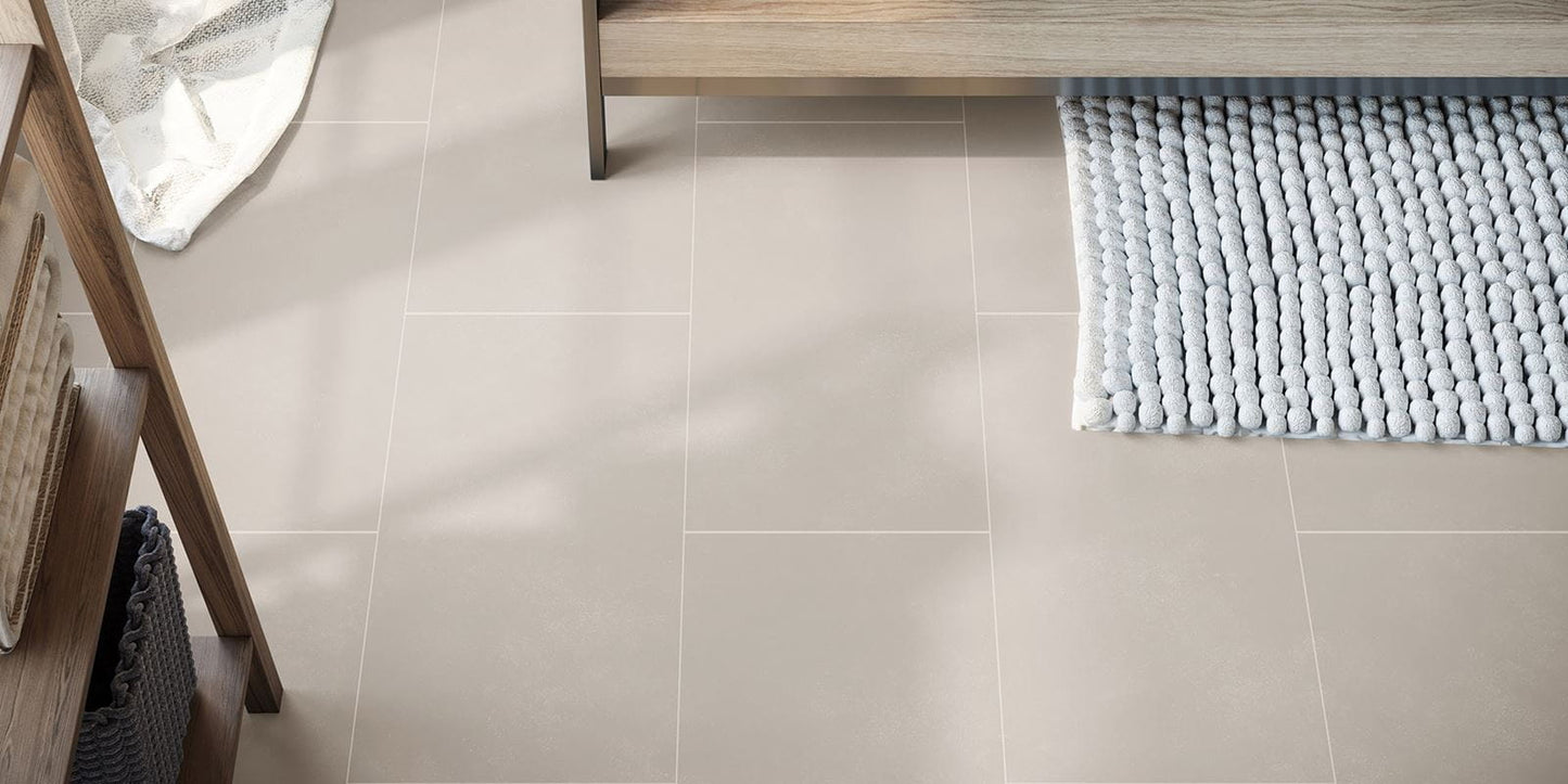 Invictus Maximus Concrete Crush - Smoke Glue Down LVT Flooring