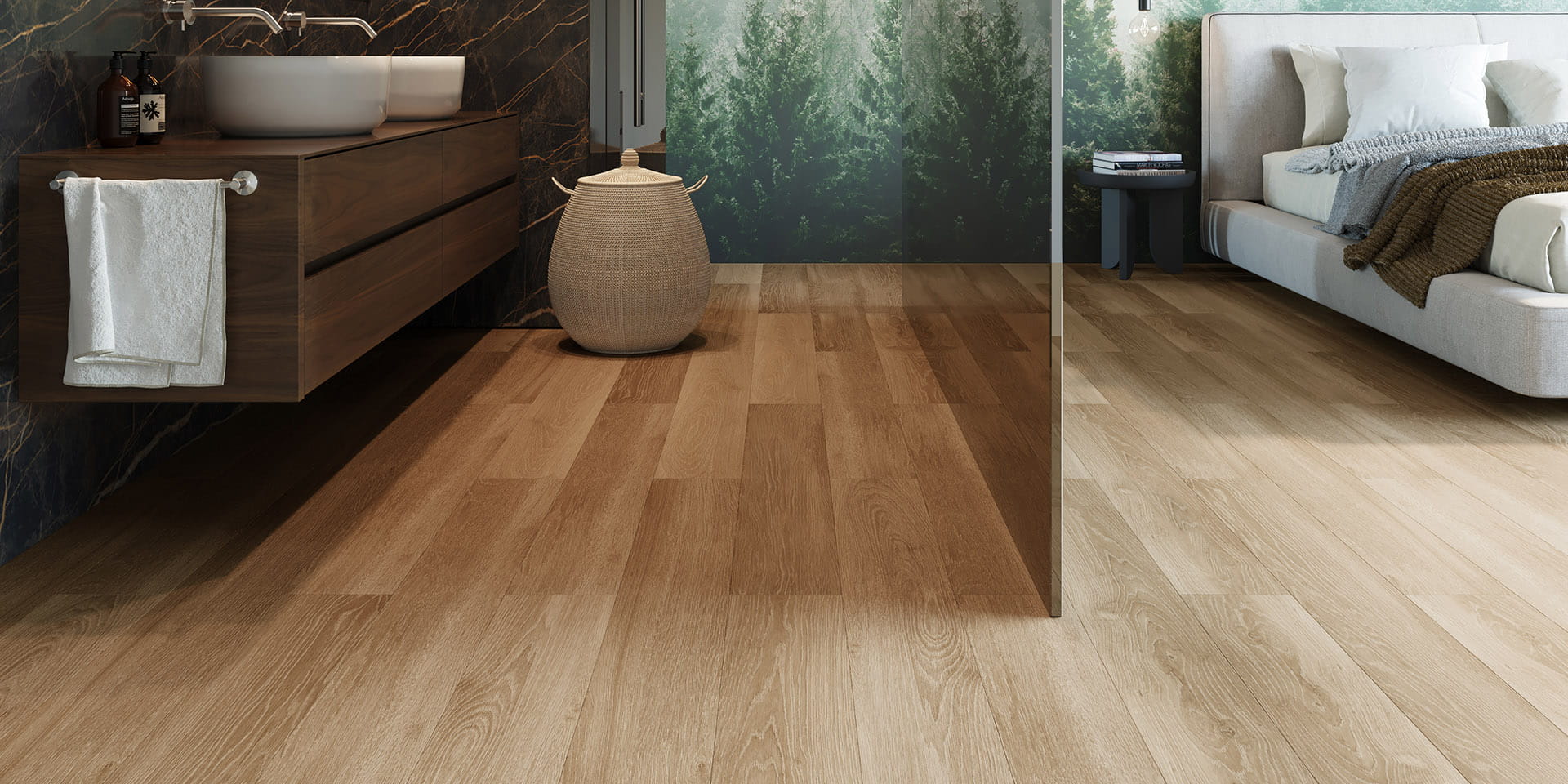 Invictus Maximus French Oak - Sun Glue Down LVT Flooring