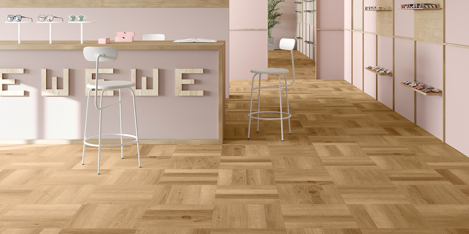 Invictus Maximus Highland Oak Herringbone - Classic Glue Down LVT Flooring