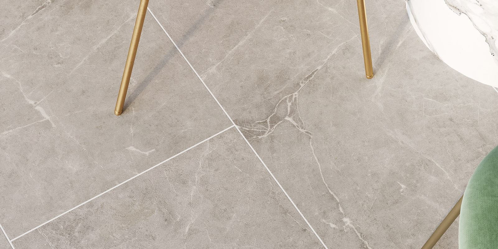 Invictus Maximus Hudson Stone - Silver Glue Down LVT Flooring