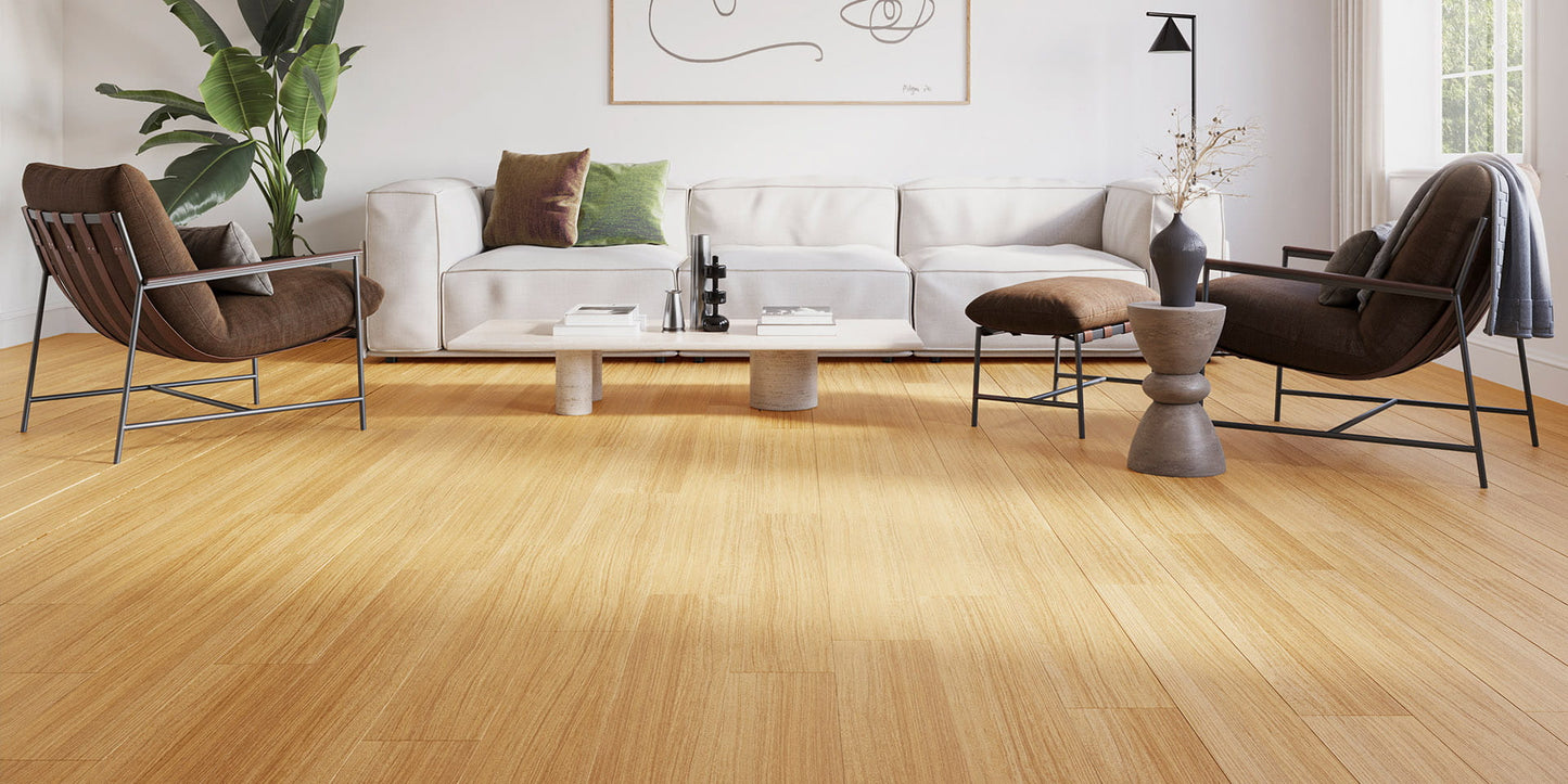 Invictus Maximus Natural Teak - Amber Glue Down LVT Flooring