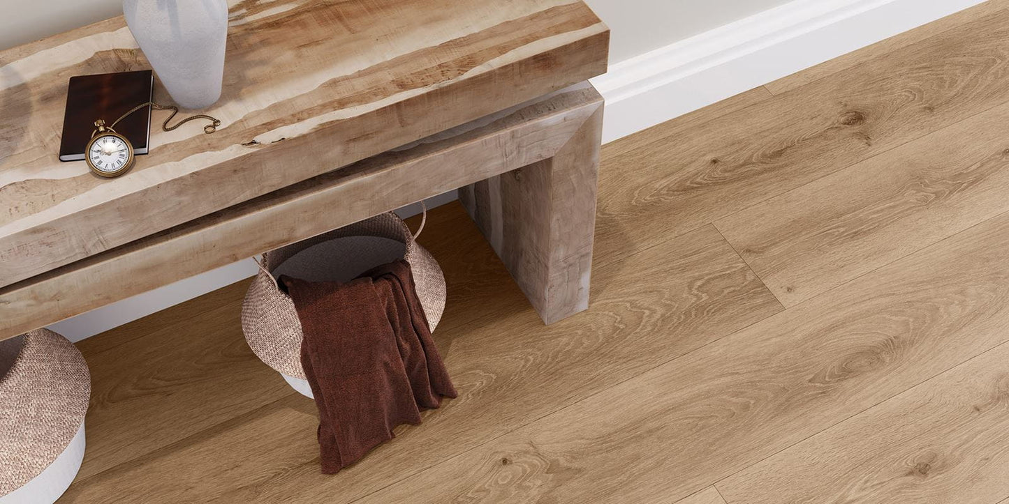 Invictus Maximus Silk Oak - Oat Glue Down LVT Flooring