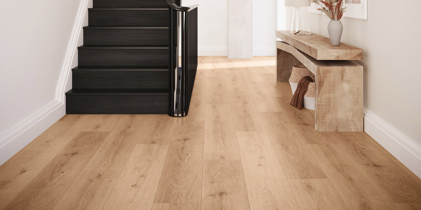 Invictus Maximus Silk Oak - Oat Glue Down LVT Flooring