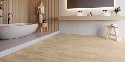 Invictus Maximus Tivoli Stone - Mocha Glue Down LVT Flooring