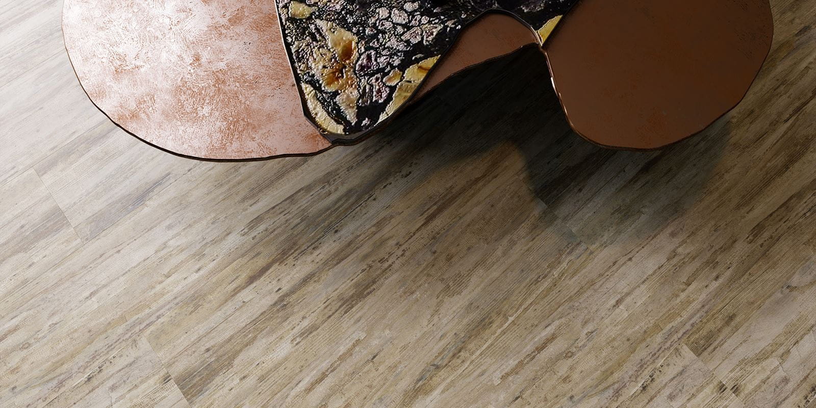 Invictus Maximus Tropical Forest - Havana Glue Down LVT Flooring