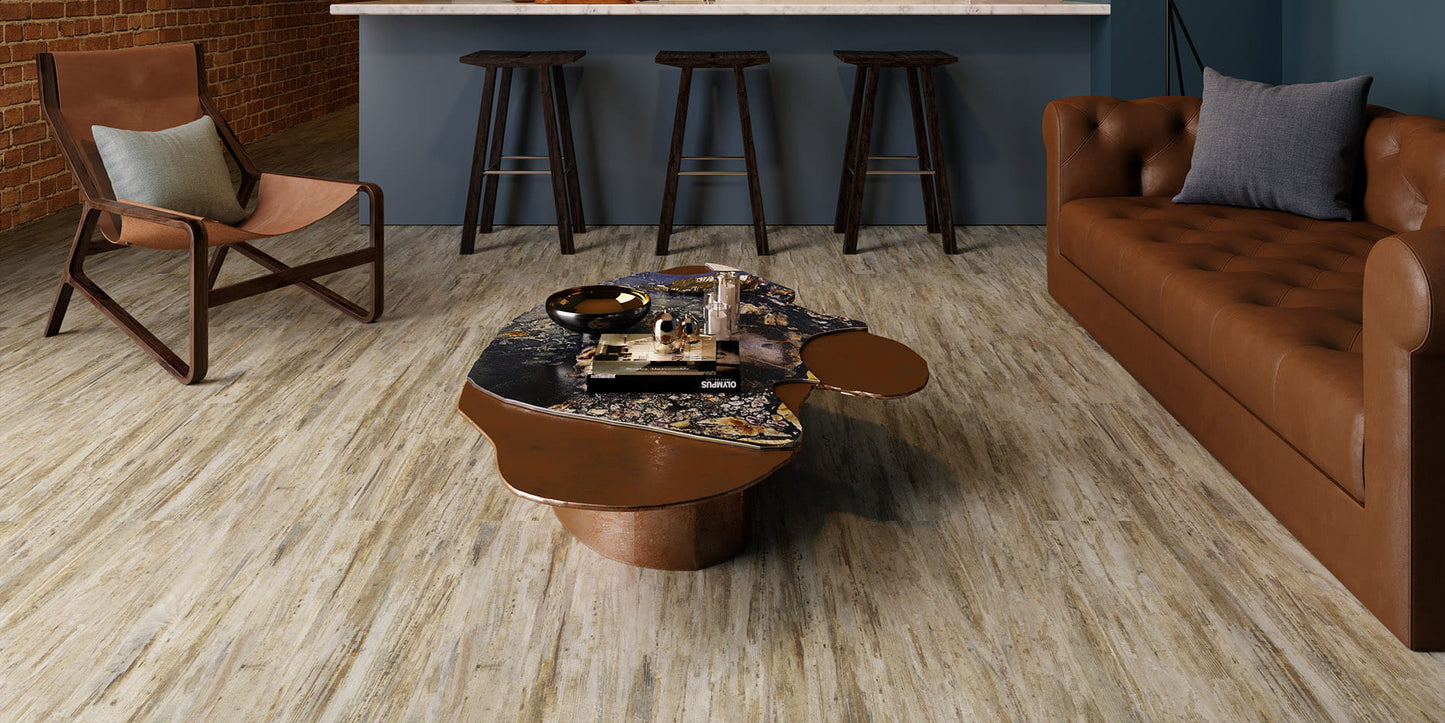 Invictus Maximus Tropical Forest - Havana Glue Down LVT Flooring