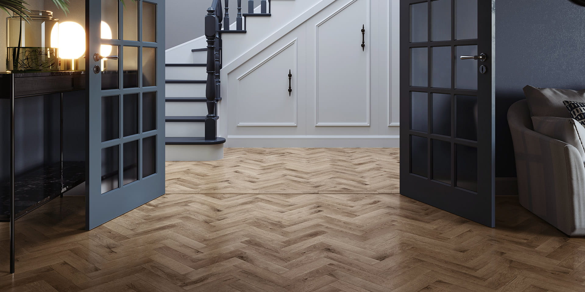 Invictus Primus Royal Oak Parquet - Traditional Glue Down LVT