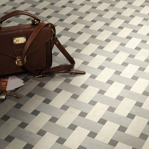 Karndean Kaleidoscope Woven KAL11 Abstract Geometric Glue Down LVT Flooring