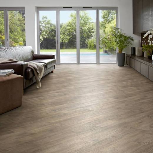 Karndean Knight Tile Light Worn Oak KP104 Plank Glue Down LVT Flooring