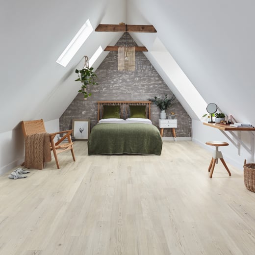 Karndean Knight Tile Grey Scandi Pine KP131 Plank Glue Down LVT Flooring