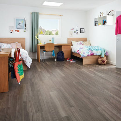 Karndean Knight Tile Urban Spotted Gum KP141 Plank Glue Down LVT Flooring