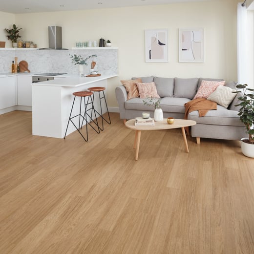 Karndean Knight Tile Natural Studio Oak KP151 Plank Glue Down LVT Flooring