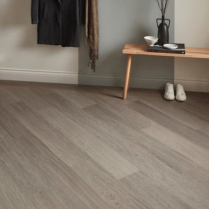 Karndean Knight Tile Grey Studio Oak KP152 Plank Glue Down LVT Flooring