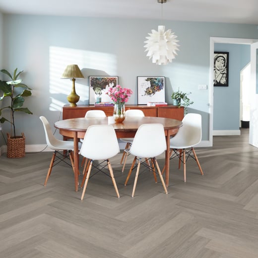 Karndean Knight Tile Grey Studio Oak KP152 Plank Glue Down LVT Flooring