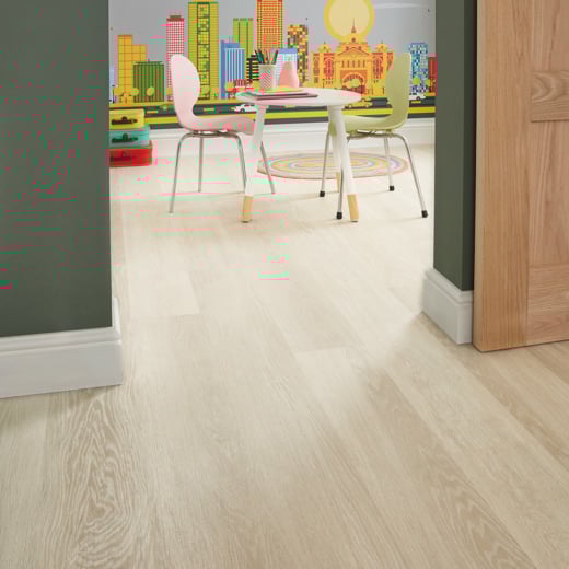 Karndean Knight Tile Nordic Limed Oak KP153 Plank Glue Down LVT Flooring