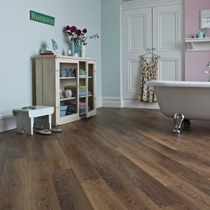 Karndean Knight Tile Mid Limed Oak KP96 Plank Glue Down LVT Flooring
