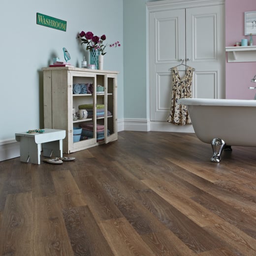 Karndean Knight Tile Mid Limed Oak KP96 Plank Glue Down LVT Flooring