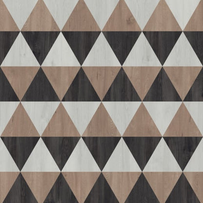 Karndean Kaleidoscope Pyramid KAL01 Abstract Geometric Glue Down LVT Flooring