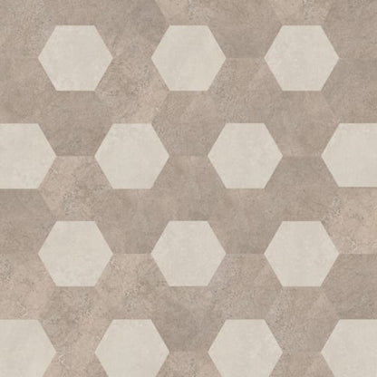 Karndean Kaleidoscope Hexa KAL09 Abstract Geometric Glue Down LVT Flooring