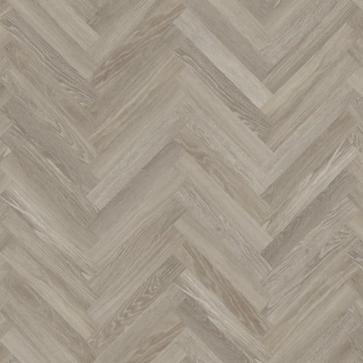 Karndean Knight Tile Grey Limed Oak SM-KP138 Herringbone Glue Down LVT Flooring