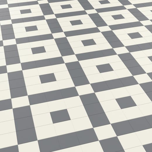 Karndean Heritage Collection Lansdown LANS-02 Geometric Tile Glue Down LVT Flooring