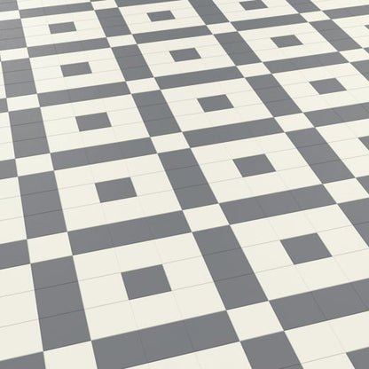 Karndean Heritage Collection Lansdown LANS-02 Geometric Tile Glue Down LVT Flooring