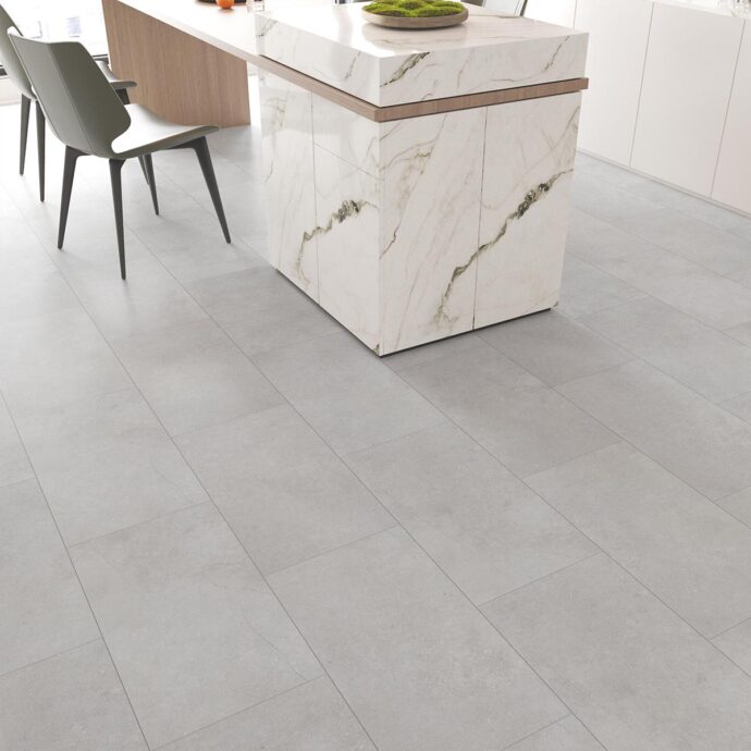 Lattia Kivi Element Stone Tile Glue Down LVT Flooring