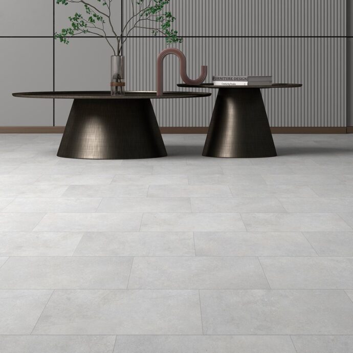 Lattia Kivi Element Stone Tile Glue Down LVT Flooring