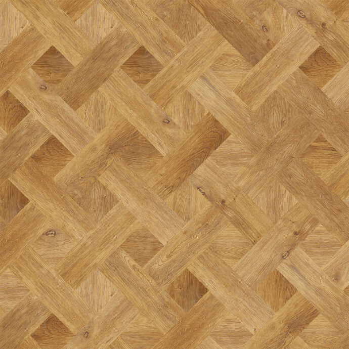 Lattia Metsä Artisan Oak Basket Weave Glue Down LVT Flooring