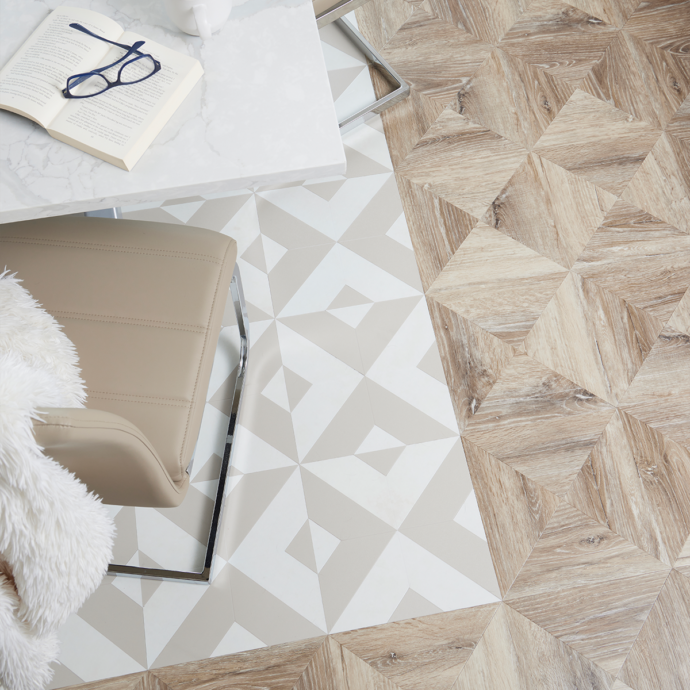 Lattia Metsä Fair Oak Bloc Glue Down LVT Flooring