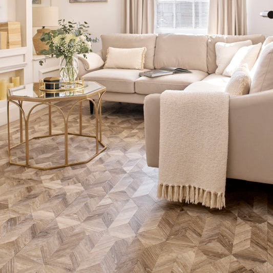 Lattia Metsä Fair Oak Palazzo Glue Down LVT Flooring