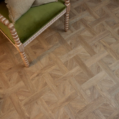 Lattia Metsä Majestic Timber Basket Weave Glue Down LVT Flooring